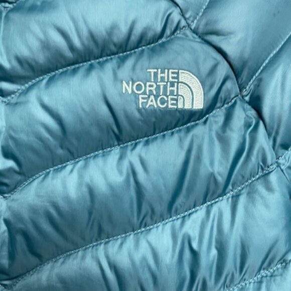 The North Face Nuptse Down Blue Teal Women's Puffer Jacket - SP - Picture 9 of 13